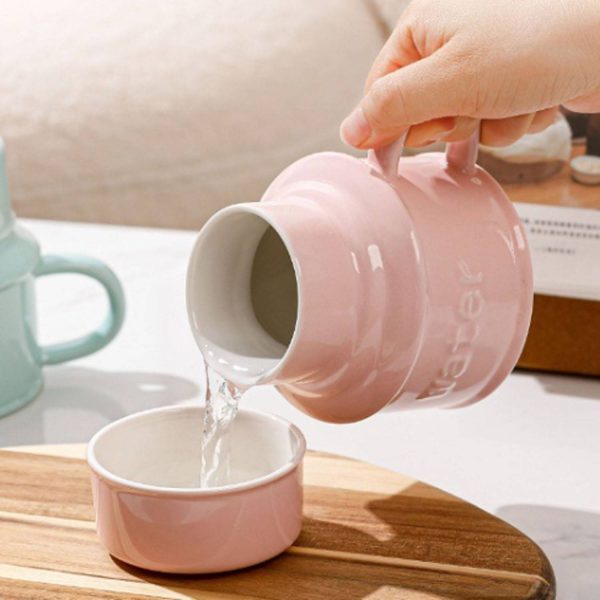15oz Durable Ceramic Mug w/ Handle and Large Capacity - Image 5
