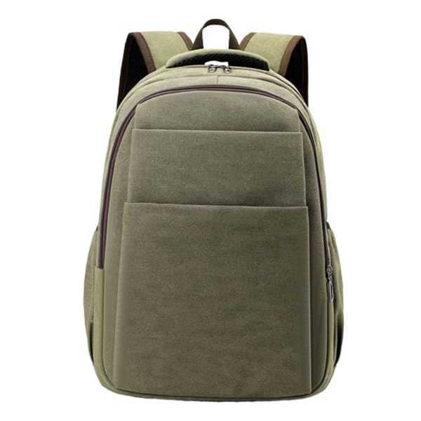 Travel Canvas Laptop Backpack - Image 2