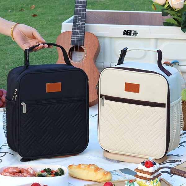 Waterproof Portable Insulated Lunch Bag Multiple Pockets - Image 6