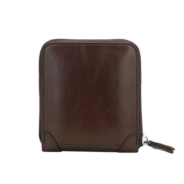 PU Fold Zipper Wallet Purse - Image 3