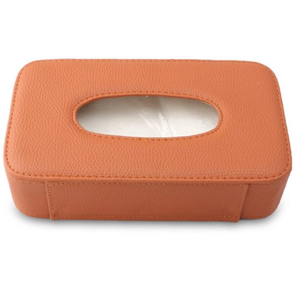 PU Leather Tissue Holder for Car - Image 3