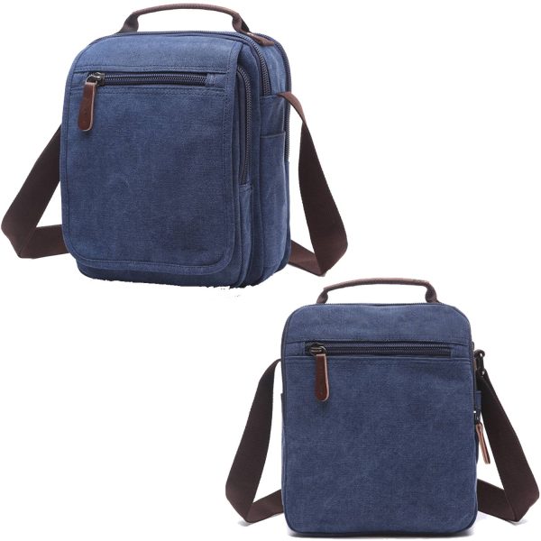 Canvas cross-body bag for man - Image 2