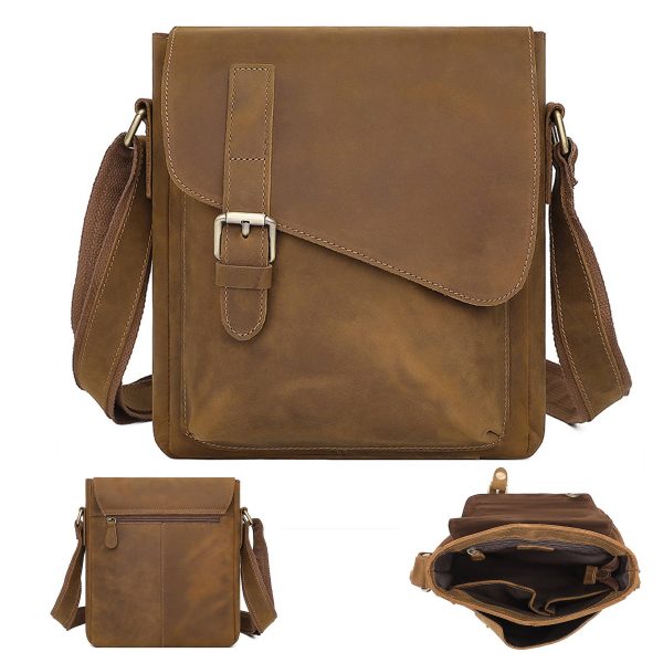 Genuine Leather Shoulder Crossbody Bags Waterproof - Image 2