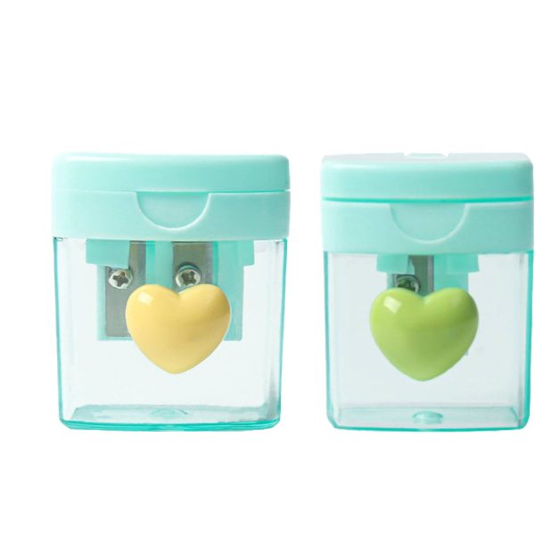 Cute Cartoon Pencil Sharpener with Lid for Kids – Manual - Image 4