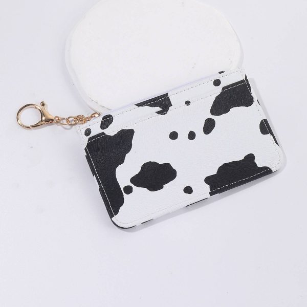 Pu Leather Cow Print Wallet