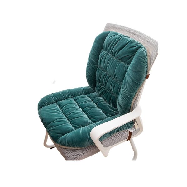 Non-Slip Soft Warm Velvet Cushioned Chair Seat Pad