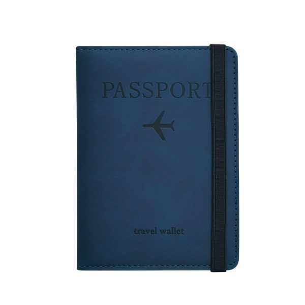 Stylish Pu Leather Rfid Travel Passport Holder - Image 3