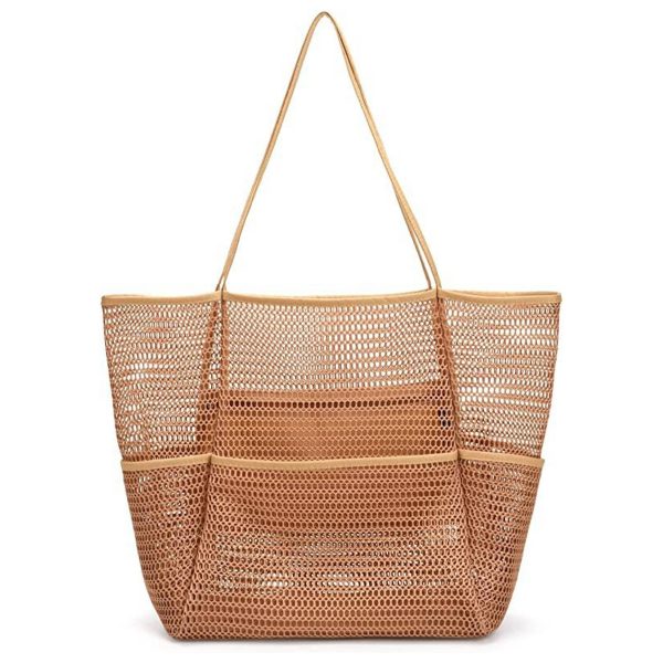 Nylon Foldable Swim Large Beach Tote Bag - Image 2