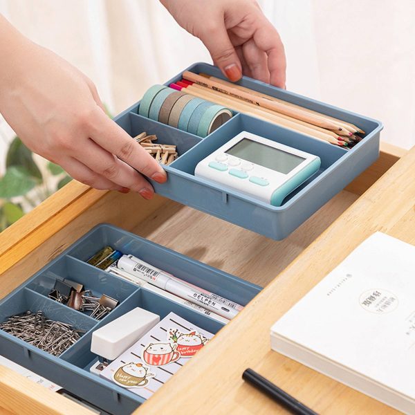 Plastic drawer storage box