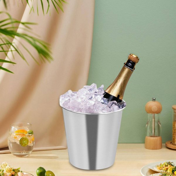 37 Oz Stainless Steel Ice Bucket Drinks Bottle - Image 2