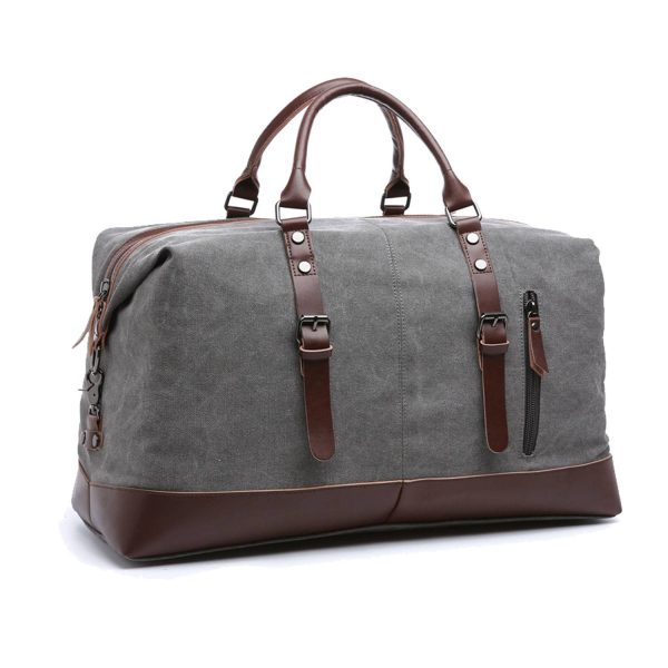 Vintage Canvas Duffle Bag - Image 2