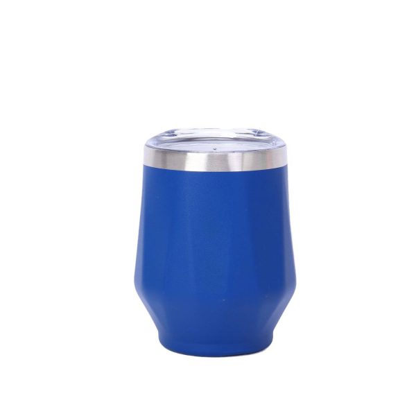 12Oz Stainless Steel Diamond-Pattern Insulated Cup - Image 4