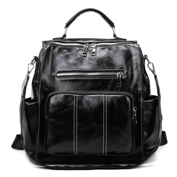 PU Convertible Waterproof Backpack for woman - Image 2