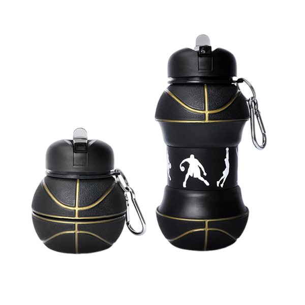 19oz Portable Foldable Silicone Sports Water Bottle For Kids - Image 5