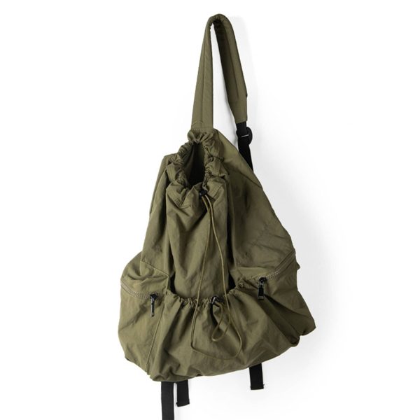 Nylon Breathable Drawstring Backpack - Image 5