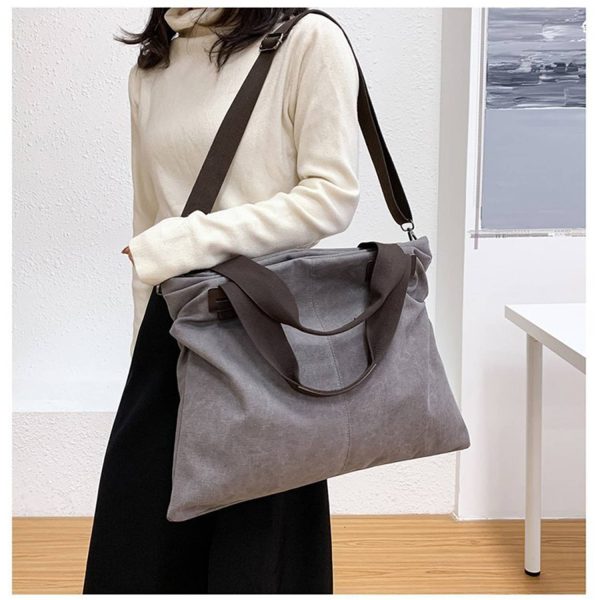 Women's Canvas Tote Bag Vintage Shoulder Crossbody - Image 2