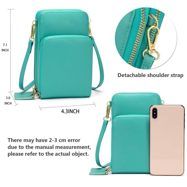 PU Small Crossbody Cell Phone Bag - Image 9