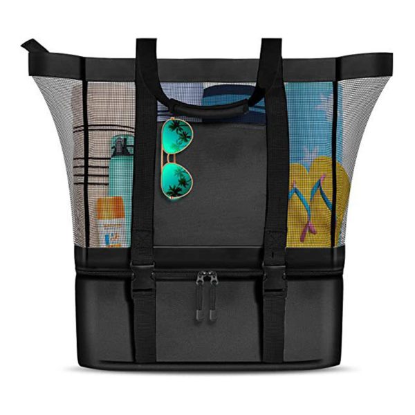 Nylon Mesh Beach Tote Bag - Image 2