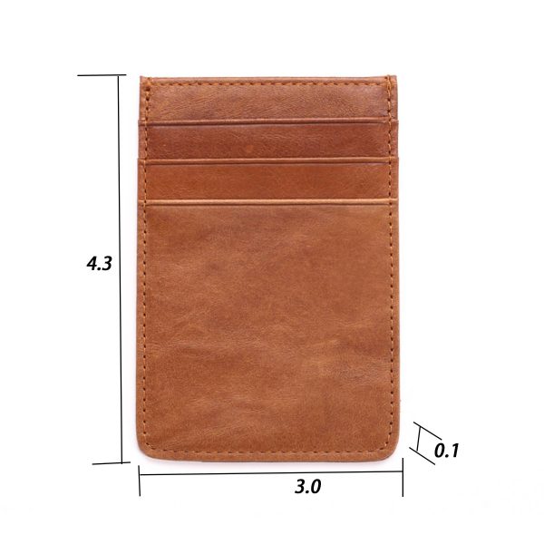 Genuine Leather RFID anti-theft card bag - Image 3