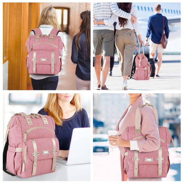 Oxford RFID Anti-Theft USB Travel Diaper Duffel Mommy Bag - Image 7