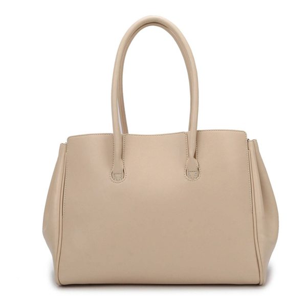 Spacious PU Leather Tote Bag Comfortable Grip - Image 5