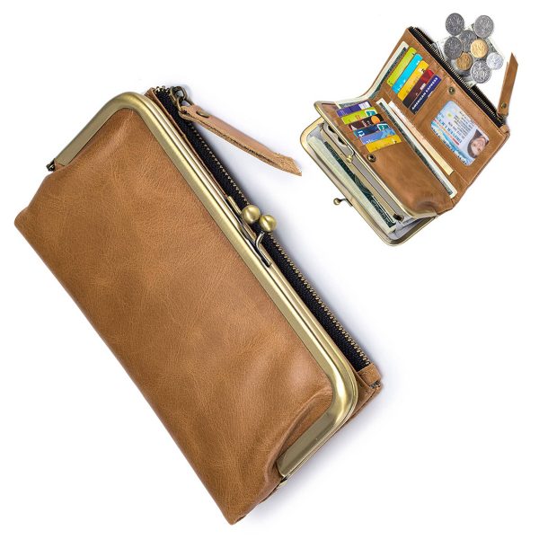 Geniunne Leather long handheld wallet - Image 7