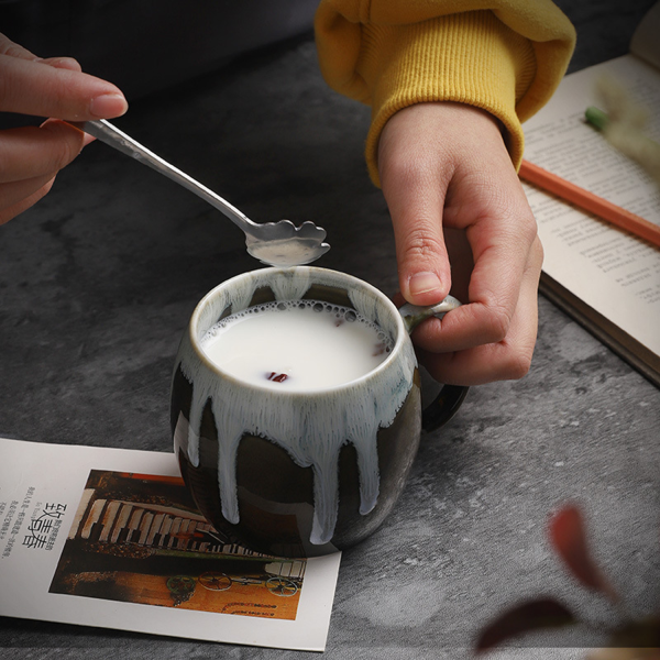 Individuality Creative Ceramic Coffee Oil Drops Mug - Image 2