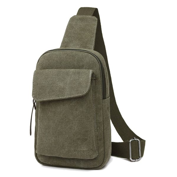 Canvas Crossbody Backpack for Women & Men Chest Bag - Image 6