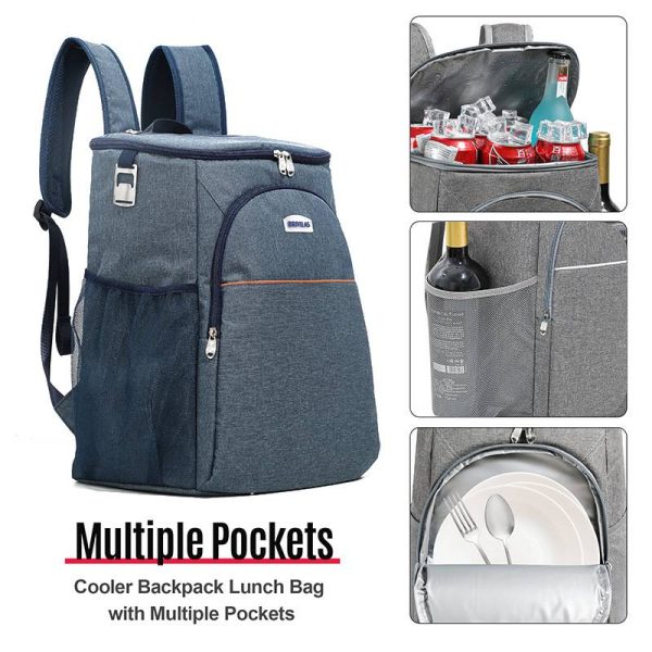 Large Capacity Insulated Lunch Backpack - Image 5