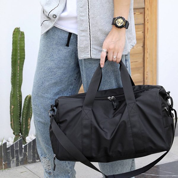 Oxford cloth travel crossbody duffel bag - Image 7