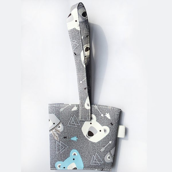 Drink Cup Sleeve Handle Carry Strap with Integrated Straw - Image 4