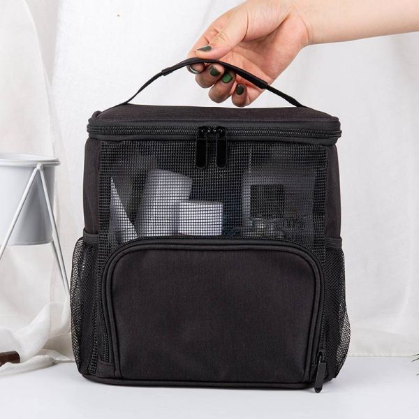 Foldable Mesh Water Resistant Makeup Bag