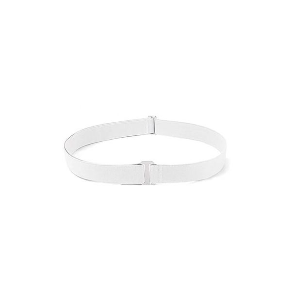 Women's Durable Elastic Belt w/ Flat Buckle