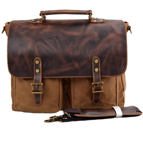 Genuine Leather multicolor Messenger Bag