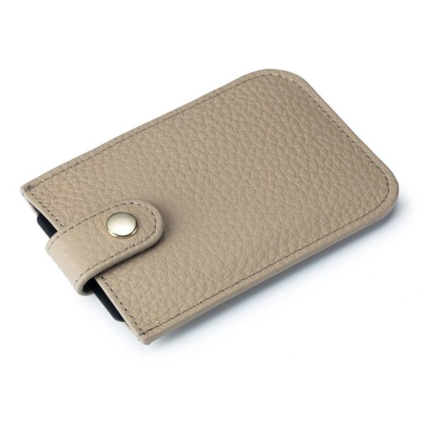 Genuine Leather portable slim coin purse/Wallet card case - Image 2