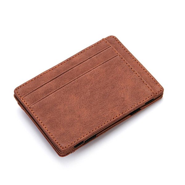 PU Creative Magic Flip Wallet with Anti-Magnetic Function