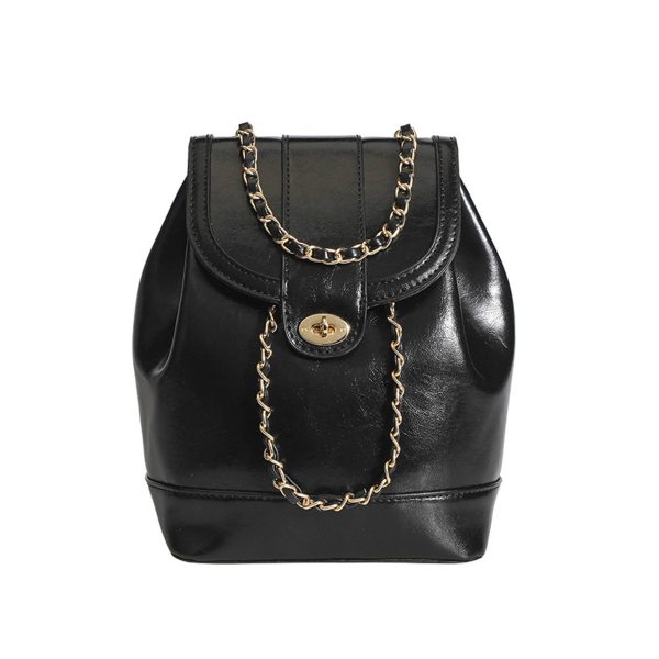 Mini PU Backpack for Women - Image 2