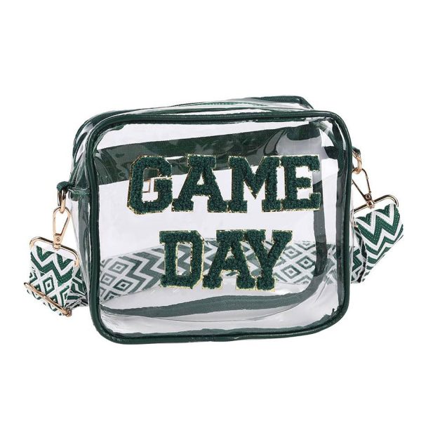 Portable Travel Transparent PVC Makeup Crossbody Bag - Image 2