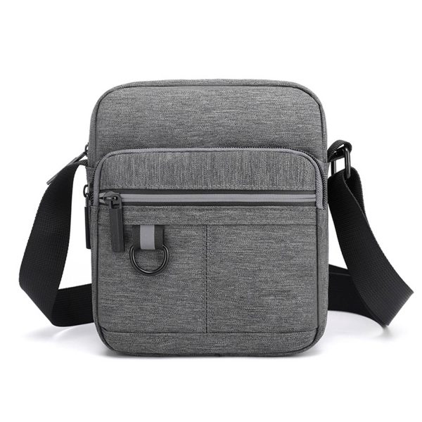 Mini Canvas Portable mobile phone coin Crossbody Bag for Men