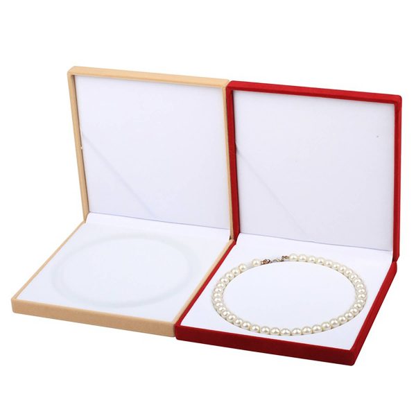Flannelette pearl jewelry box Pendant packaging - Image 4