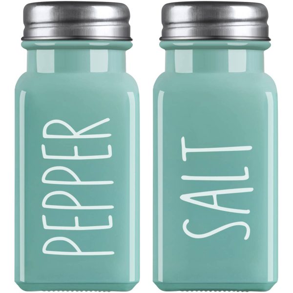 Glass Salt And Pepper Shakers Set