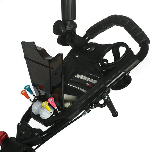 3 Wheel Foldable Lightweight Aluminum Golf Push Cart - Image 7