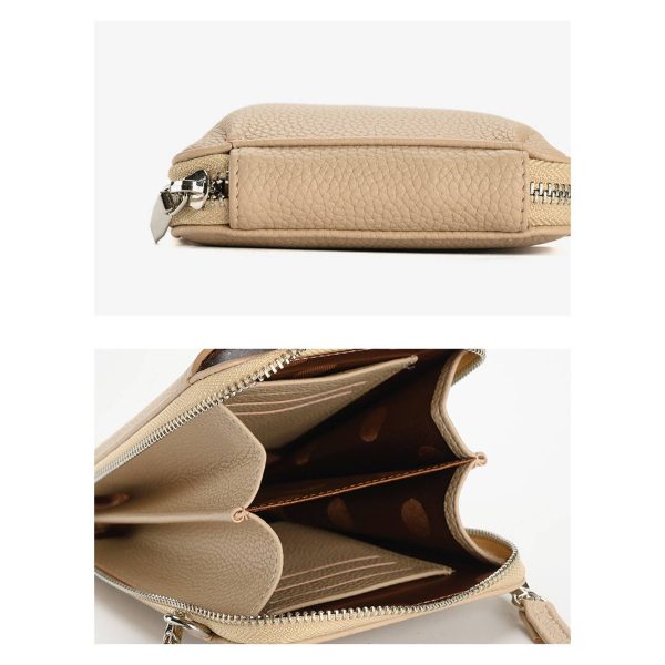 Pu Small Mobile Phone Crossbody Bag with Card Slots - Image 9