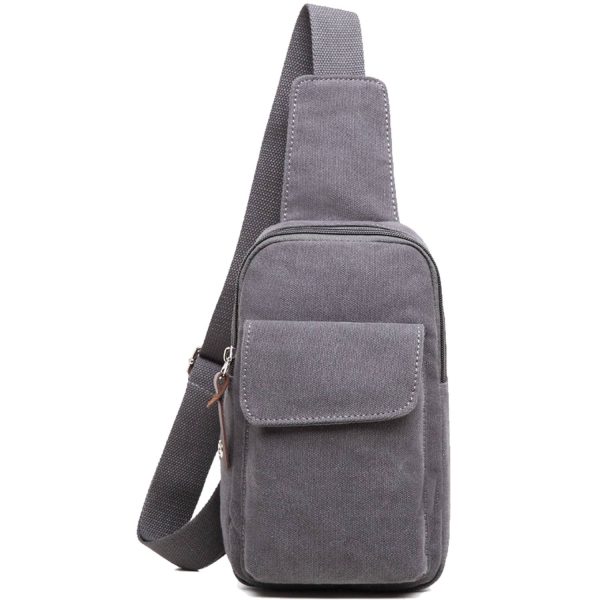 Canvas Crossbody Backpack for Women & Men Chest Bag - Image 4