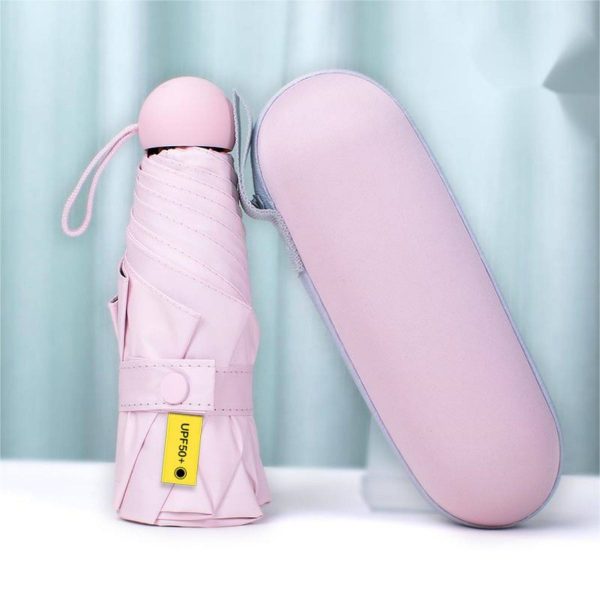 Portable Folding Sun Umbrella With Bag - Image 6