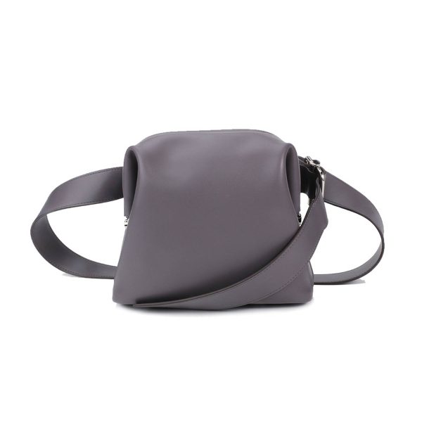 Genuine Leather one-shoulder mini handle cross-body bag - Image 2