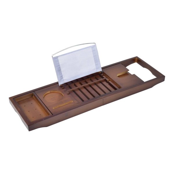 Luxury Bamboo Bathtub Caddy Tray - Image 2