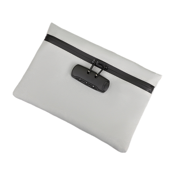 Waterproof Oxford Fabric File Bag W/ Combination Lock - Image 2