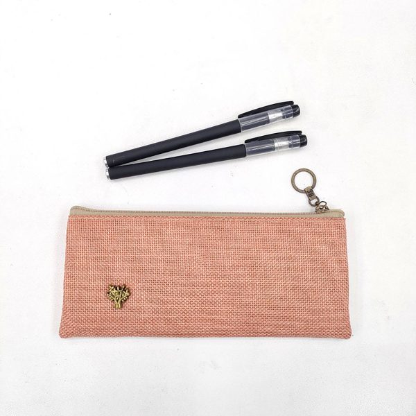 Classic Design Linen Pencil Case - Image 3