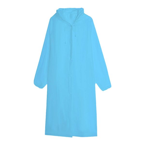 Non-disposable EVA outdoor raincoat